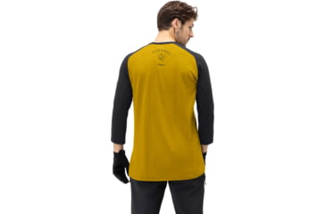 Image of Norrona Skibotn Wool 3/4 T-Shirt - Mens, Golden Palm, Large, 7042698463500