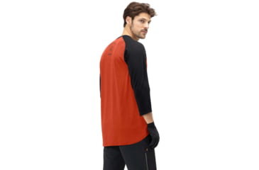 Image of Norrona Skibotn Wool 3/4 T-Shirt - Mens, Rooibos Tea, Extra Large, 4202-20 5510 XL