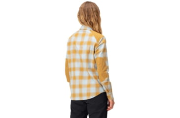 Image of Norrona Svalbard Flannel Shirt - Womens, Blue Fog/Camelflage, Extra Small, 2401-23 6637 XS
