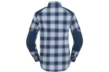 Image of Norrona Svalbard Flannel Shirt - Womens, Blue Fog/Indigo Night, Large, 2401-23 6626 L