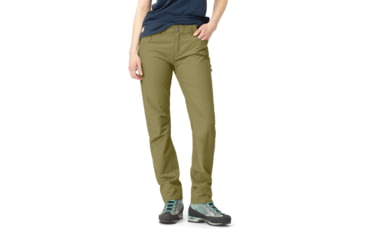 Image of Norrona Svalbard Light Cotton Pants - Womens, Olive Drab, Medium, 7042698433244