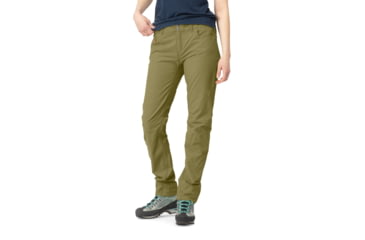 Image of Norrona Svalbard Light Cotton Pants - Womens, Olive Drab, Medium, 7042698433244
