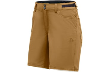 Image of Norrona Svalbard Light Cotton Shorts - Womens, Camelflage, Extra Small, 2448-19 5625 XS