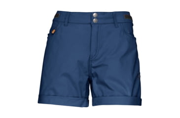 Image of Norrona Svalbard Light Cotton Shorts - Womens, Indigo Night, Small, 7042698359148