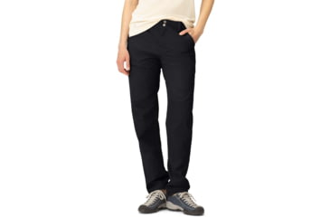 Image of Norrona Svalbard Mid Cotton Pants - Womens, Caviar Black, Medium, 5211-23 7718 M
