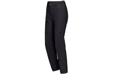 Image of Norrona Svalbard Mid Cotton Pants - Womens, Caviar Black, Medium, 5211-23 7718 M