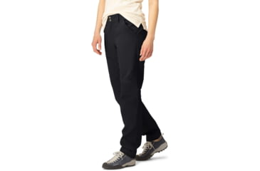 Image of Norrona Svalbard Mid Cotton Pants - Womens, Caviar Black, Medium, 5211-23 7718 M