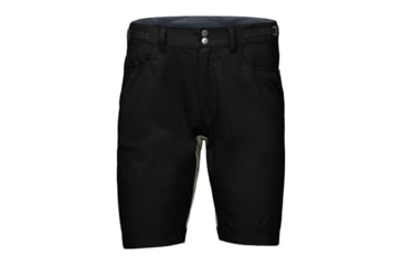 Image of Norrona Svalbard Mid Cotton Shorts - Mens, Caviar/Slate Grey, Medium, 7042698428820
