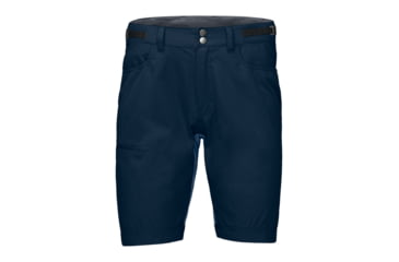 Image of Norrona Svalbard Mid Cotton Shorts - Mens, Indigo Night, 2XL, 7042698428752