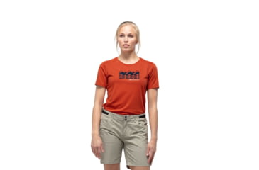 Image of Norrona Svalbard Wool T- Shirt - Womens, Rooibos Tea, Small, 7042698430786