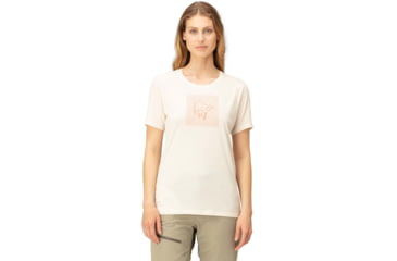 Image of Norrona Svalbard Wool T-Shirt - Womens, Snowdrop, Large, 2438-19 9940 L