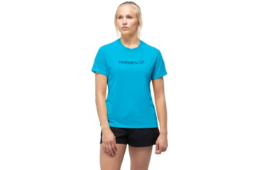 Image of Norrona Tech Norrona T-Shirt - Womens, Aquarius, Small, 5228-21 2368 S