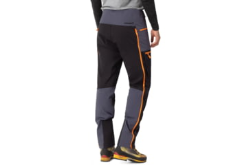 Image of Norrona Trollveggen Flex1 Pants - Mens, Cool Black/Orange Popsicle, Extra Large, 7042698453570