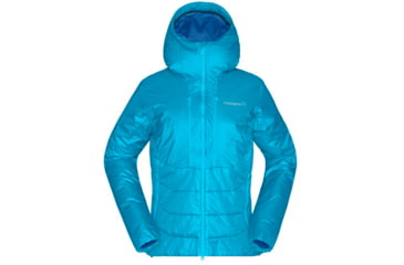Image of Norrona Trollveggen Primaloft100 Zip Hood - Womens, Aquarius, Medium, 7042698462046