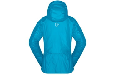 Image of Norrona Trollveggen Primaloft100 Zip Hood - Womens, Aquarius, Medium, 7042698462046