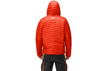 Image of Norrona Trollveggen Superlight Down 850 Hooded Jacket - Mens, Arednalin Red, Large, 1619-22 5630 L