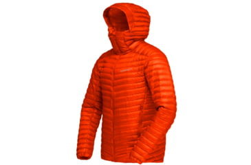 Image of Norrona Trollveggen Superlight Down 850 Hooded Jacket - Mens, Arednalin Red, Large, 1619-22 5630 L