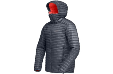 Image of Norrona Trollveggen Superlight Down 850 Hooded Jacket - Mens, Cool Black, Large, 1619-22 7760 L