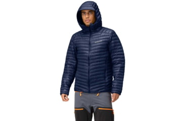Image of Norrona Trollveggen Superlight Down 850 Hooded Jacket - Mens, Indigo Night, Extra Large, 1619-22 2295 XL