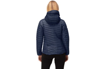Image of Norrona Trollveggen Superlight Down 850 Hooded Jacket - Womens, Indigo Night, Medium, 1621-22 2295 M