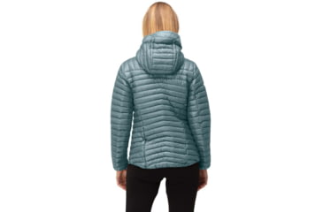 Image of Norrona Trollveggen Superlight Down 850 Hooded Jacket - Womens, North Atlantic, Medium, 1621-22 6614 M