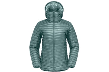 Image of Norrona Trollveggen Superlight Down 850 Hooded Jacket - Womens, North Atlantic, Medium, 1621-22 6614 M