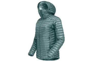 Image of Norrona Trollveggen Superlight Down 850 Hooded Jacket - Womens, North Atlantic, Medium, 1621-22 6614 M