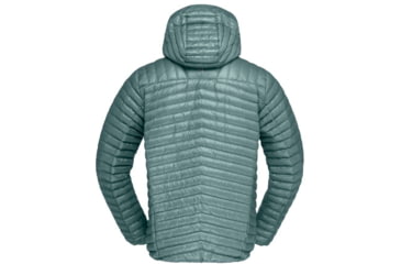 Image of Norrona Trollveggen Superlight Down850 Hood Jacket - Mens, North Atlantic/Sulphur Spring, L, 1619-22-6627-L