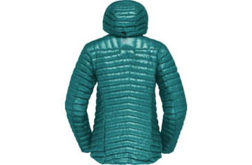 Image of Norrona Trollveggen Superlight Down850 Hood Jacket - Womens, Everglade, Large, 1621-22-3413-L