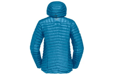 Image of Norrona Trollveggen Superlight Down850 Hood Jacket - Womens, Hawaiian Surf, S, 1621-22-6610-S