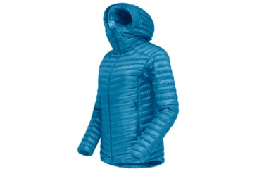 Image of Norrona Trollveggen Superlight Down850 Hood Jacket - Womens, Hawaiian Surf, S, 1621-22-6610-S