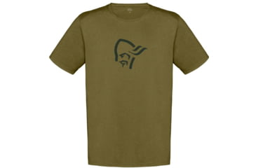 Image of Norrona Viking T-Shirt - Mens, Olive Drab, Small, 3417-21 3897 S