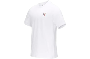 Image of Norrona Vikinghead Embroidery T-Shirt - Mens, Pure White, Extra Large, 3416-22 9000 XL