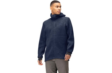 Image of Norrona Warmwool3 Hood - Mens, Indigo Night, M, 5213-22-2295-M