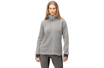 Image of Norrona Warmwool3 Hood - Womens, Drizzle, L, 5214-22-2301-L