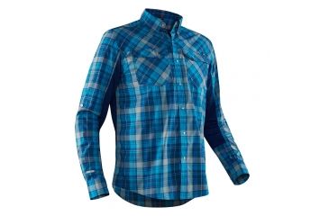 Image of NRS Guide Long-Sleeve Shirt - Men's, Blue, XL 10012.01.103