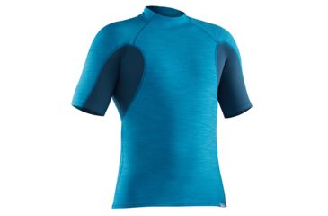 Image of NRS HydroSkin 0.5 Short-Sleeve Shirt - Men's, Marine Blue, XXL 15001.06.104