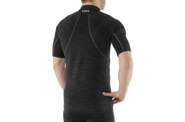 Image of NRS HydroSkin 0.5 Short-Sleeve Shirt - Men's, Black, XXL, 15001.06.109