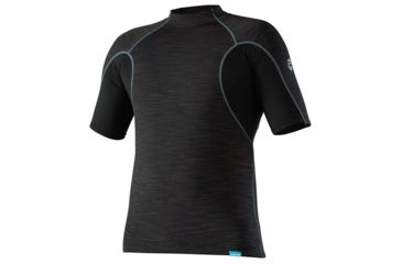 Image of NRS HydroSkin 0.5 Short-Sleeve Shirt - Men's, Black, XXL, 15001.06.109