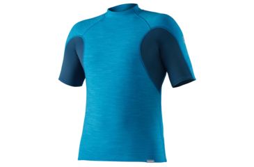 Image of NRS HydroSkin 0.5 Short-Sleeve Shirt - Men's, Marine Blue, XXL, 15001.06.104