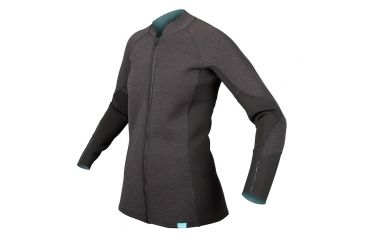 Image of NRS HydroSkin 1.5 Jacket - Women's, Charcoal Heather, XXL 15039.02.105