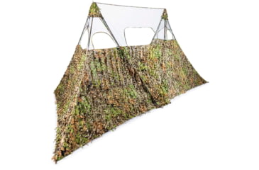 Image of Nukem Grab &amp; Go Hunting Ground Blind Double Up System, Mossy Oak Obsession 3D Leafy, Regular, NKDUSOB3DREG