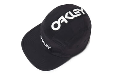 Image of Oakley 5 Panel Frogskin Hat - Mens, Blackout, One Size, 911953-02E-U