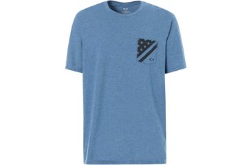 Image of Oakley 50-Flag Pkt - Mens, Ensn Blue Lt Hthr, Medium, 456856A-6B6-M