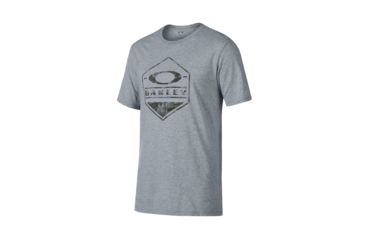 Image of Oakley 50-Oakley Camo Hex Tee - Men's, Athletic Heather Grey, Medium, 456395-24G-M