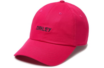 Image of Oakley 6 Panel Japanese Logo Hat - Mens, Virtual Pink, Large/Extra Large, 912166-89D-L/XL