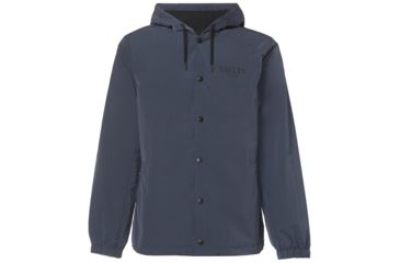Image of Oakley 75 Hoodie Coach Jacket - Mens, Foggy Blue, Large, 412800-6FB-L