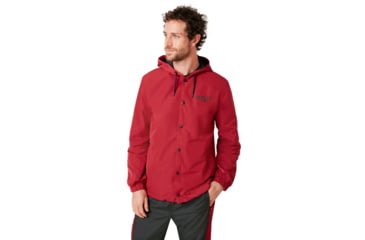 Image of Oakley 75 Hoodie Coach Jacket - Mens, Raspberry, Medium, 412800-45A-M