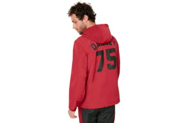 Image of Oakley 75 Hoodie Coach Jacket - Mens, Raspberry, Medium, 412800-45A-M