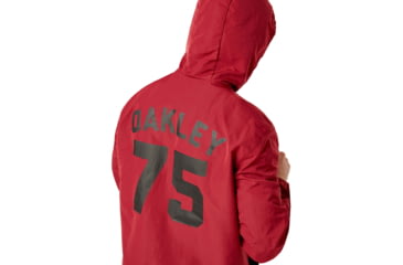 Image of Oakley 75 Hoodie Coach Jacket - Mens, Raspberry, Medium, 412800-45A-M